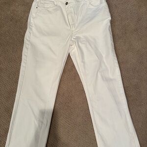 Zara Women’s White Straight Jeans, New with tags